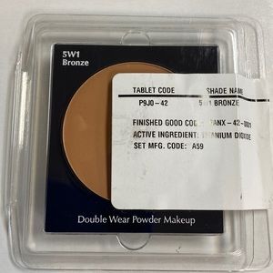 New Estée Lauder Double Wear Powder Makeup in 5W1 BRONZE Tester